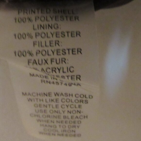 Casual Identity Animal Print Puffer Vest Women's Sz Large Lined Full Zip Leopard - Picture 9 of 9